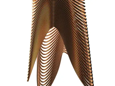 Parametric chandelier 3D model