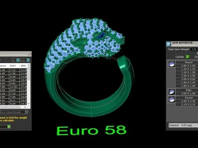 Tiger Ring Puma 3D model