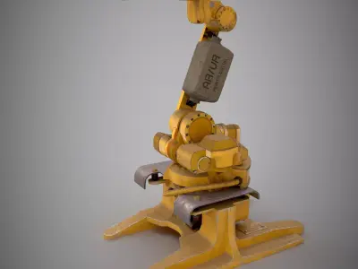 AR VR Manipulator Low-poly 3D model