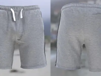 Shorts 221 - All MH Bodies - UE5 Skeletons - Rigged Low-poly 3D model