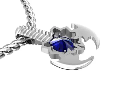 Scorpion pendant  3D print model