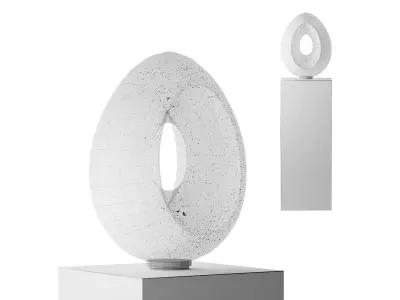 Dragon Egg sculpture 3D model