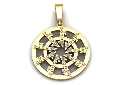  FANCY DESIGN PENDANT 3D PRINTABLE MODEL 3D print model