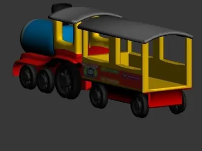 train thomas tank engine Low-poly 3D model