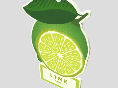 CC0 - Air Freshener Lime Free low-poly 3D model