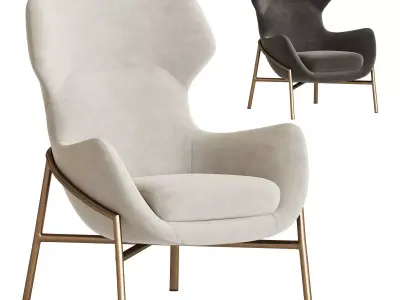 Brera Armchair Giuliomarelli 3D model