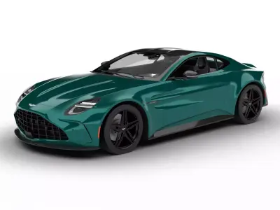 Aston Martin Vantage 2025 3d model 3D model