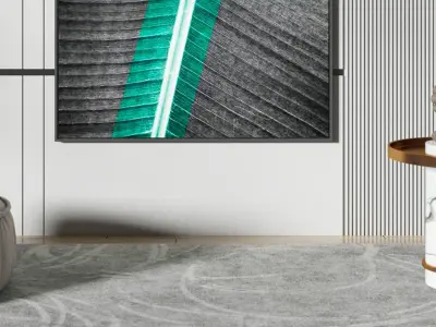 Decorative Abstract Modern Painting 3D model