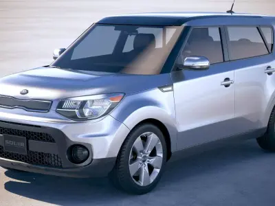 Kia Soul 2019  3D model