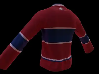 Adidas Hockey Jersey 3D model