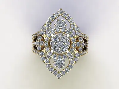 Women ring 2020 modeling pop star R83 3D model