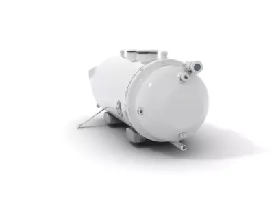 Industrial Pressure Vessel Model Pack Low-poly 3D model