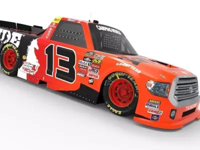 Toyota Tundra - CampingWorldSeries Low-poly 3D model