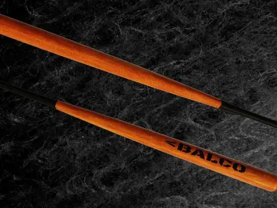 BASEBALL BAT Low-poly 3D model 13