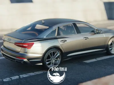 Audi A6 model 2019 3D model