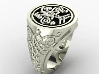 tree of life ring  3D print model