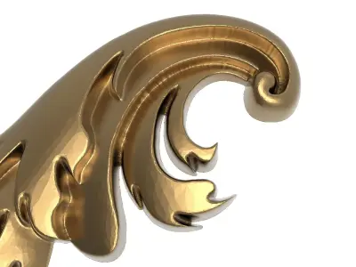  decorative pattern ready for 3D printing 3D model 254
