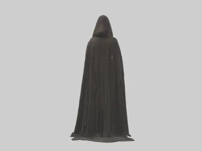 Cloak Model 1 Low-poly 3D model