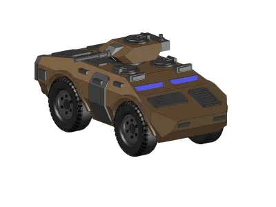 ARMORED VEHICLE MP110 3D print model