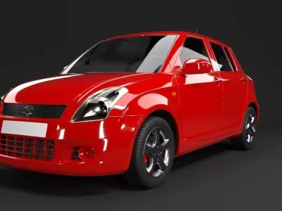 Maruti Suzuki Low-poly 3D model