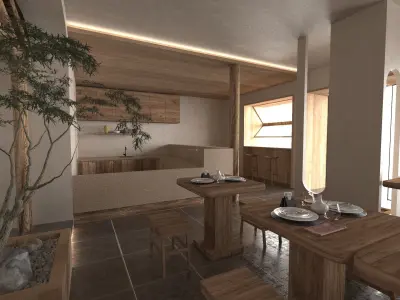 Milk Tea Shop 1 3D model