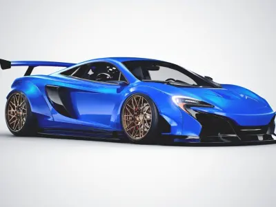 McLaren 650s Liberty Walk LB 3D model