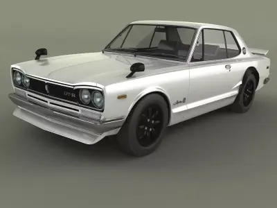 Nissan Skyline GT-R C10 3D model