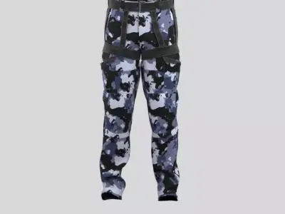 3D pants Leon Kennedy 3D model