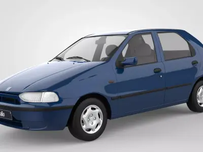 Fiat Palio 1996 - 2002 3D model