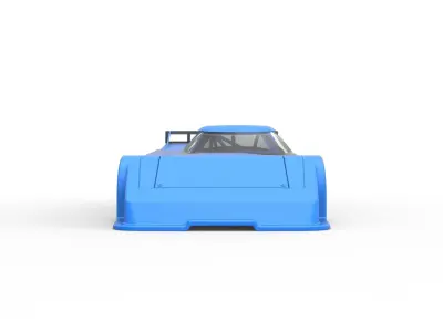 Shell of Asphalt Outlaw Super late model Scale 1 to 25 3D print model