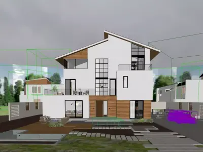 Modern Minimalist Villa 3D model