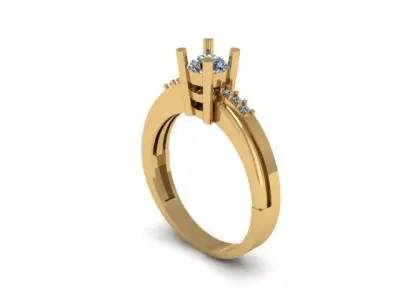 wedding ring  3D print model