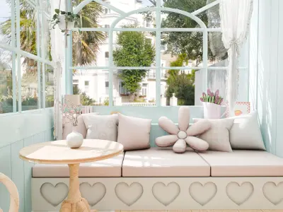 Cherry Blossom Cafe Blender Scene 3D model