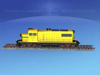 Diesel Locomotive V01 3D model
