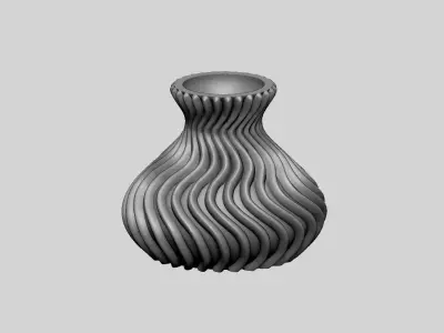 vase pot planter 3d print c15  3D print model