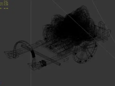 Game City - Oxcart 12 3D model