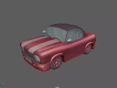 TOON Car 07 3D model