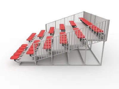 Bleachers 21 3D model