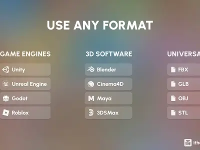 Interior 7 Low-poly 3D model
