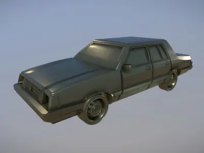 3D Printable Plymouth Reliant K Car Miniature 3D print model