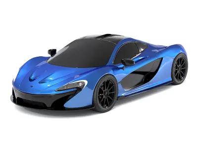 mclaren p1 Low-poly 3D model by abumo