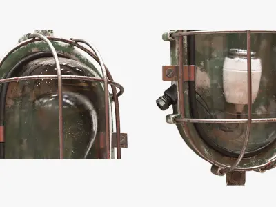 bulkhead light 3D model