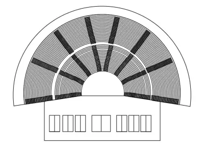 Ancient Theatre 3D print model