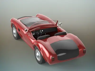 Old Sport car 3D model