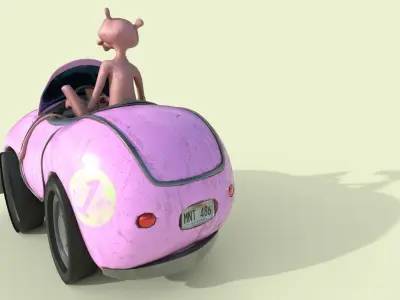 Pink Panther Free 3D model