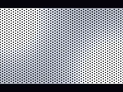 Perforated panel with 22 percent opening 25O51 3D model