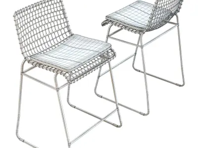 Crate and Barrel - Tig Counter Stool 3D model