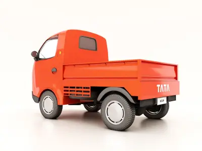Tata Ace  Low-poly 3D model