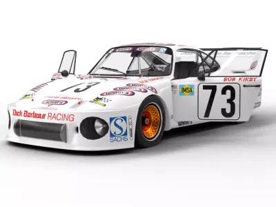 Porsche 935 79 1979 Wynns Le Mans Racing HQ 3D model