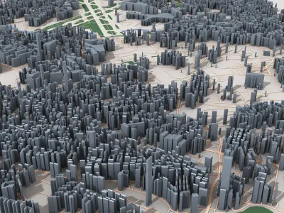 Mumbai City India  3D model